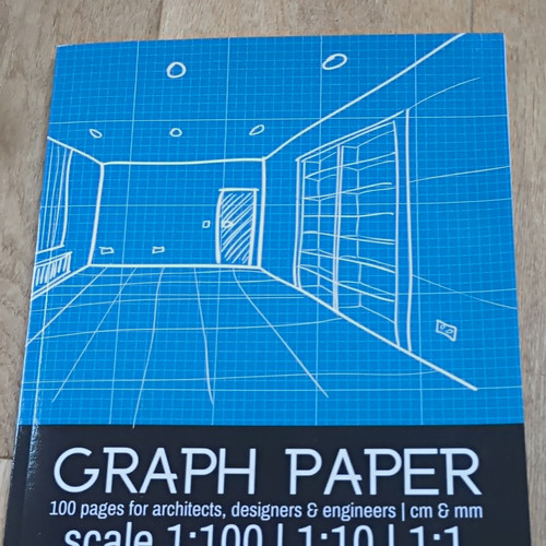 Graph paper notebook 100 - paper,