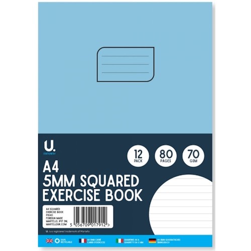Squared exercise book - book,