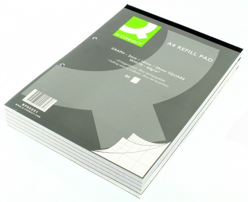 Graph paper pads with 2mm - graph,