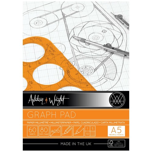 Ashton and wright grey grid - and, a5