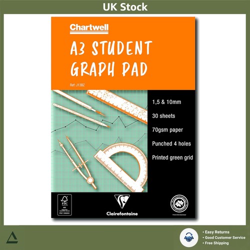 Graph paper pad sheets - a3,