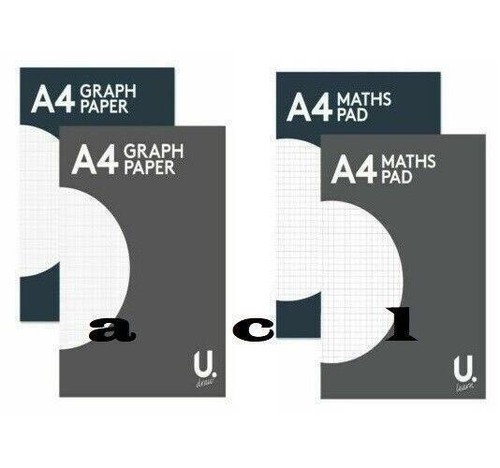 Quality maths pad - a4,