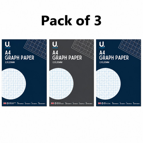 Graph paper pad squared - 3,