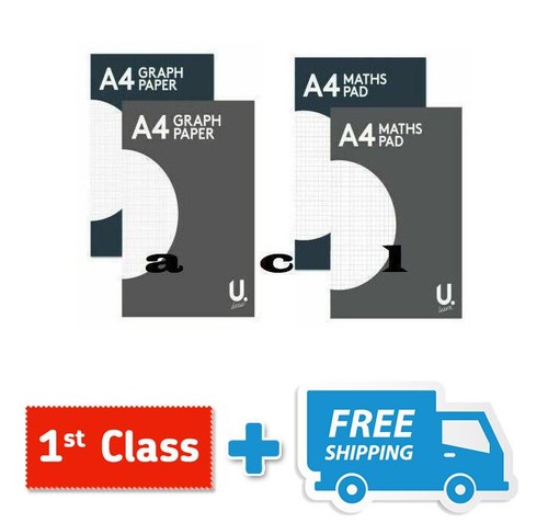 Quality maths pad squared - quality,