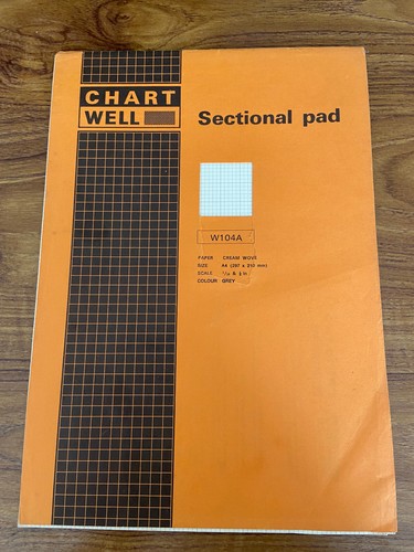 Graph paper data pad w140a - graph,