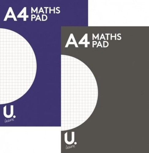 Maths pads squared graph - 3,
