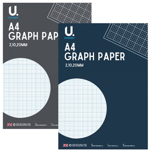 Graph paper pad pages - a4,