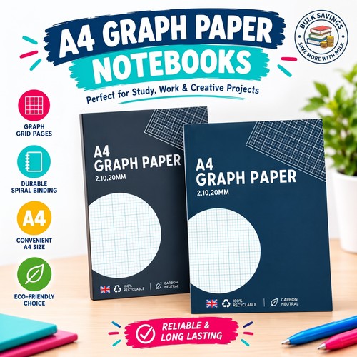 Graph paper pad pages 35 - pages,