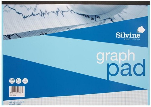 Graph paper pad 50 - a3, sheets