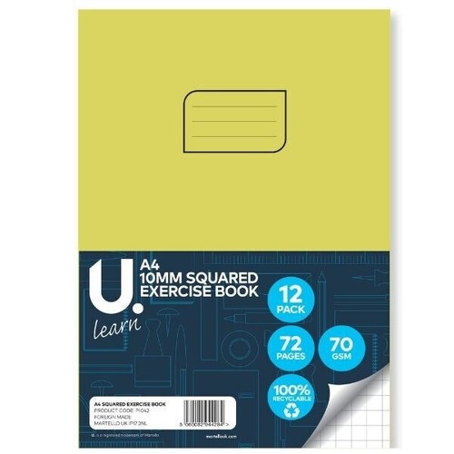 Squared exercise book - squared,